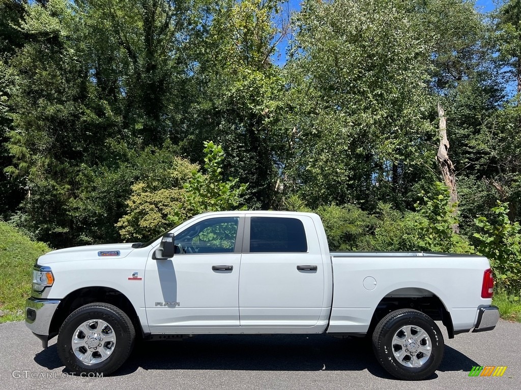 Bright White 2024 Ram 2500 Big Horn Crew Cab 4x4 Exterior Photo #146514968