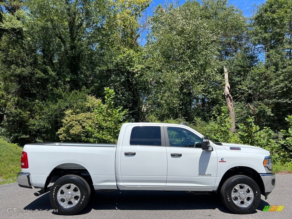 Bright White 2024 Ram 2500 Big Horn Crew Cab 4x4 Exterior Photo #146515028