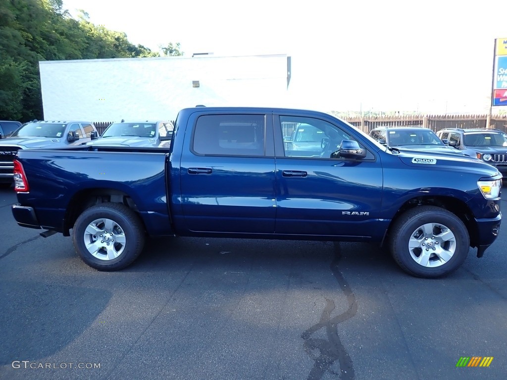 Patriot Blue Pearl 2024 Ram 1500 Big Horn Crew Cab 4x4 Exterior Photo #146515455
