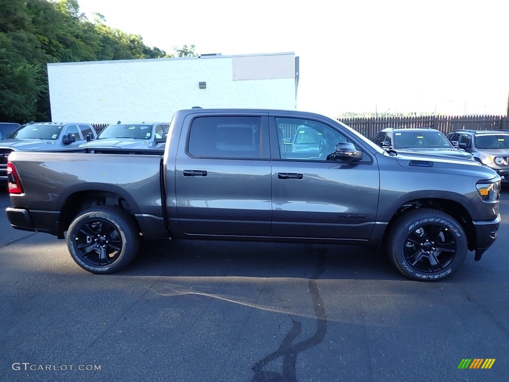 Granite Crystal Metallic 2024 Ram 1500 Big Horn Night Edition Crew Cab 4x4 Exterior Photo #146515700