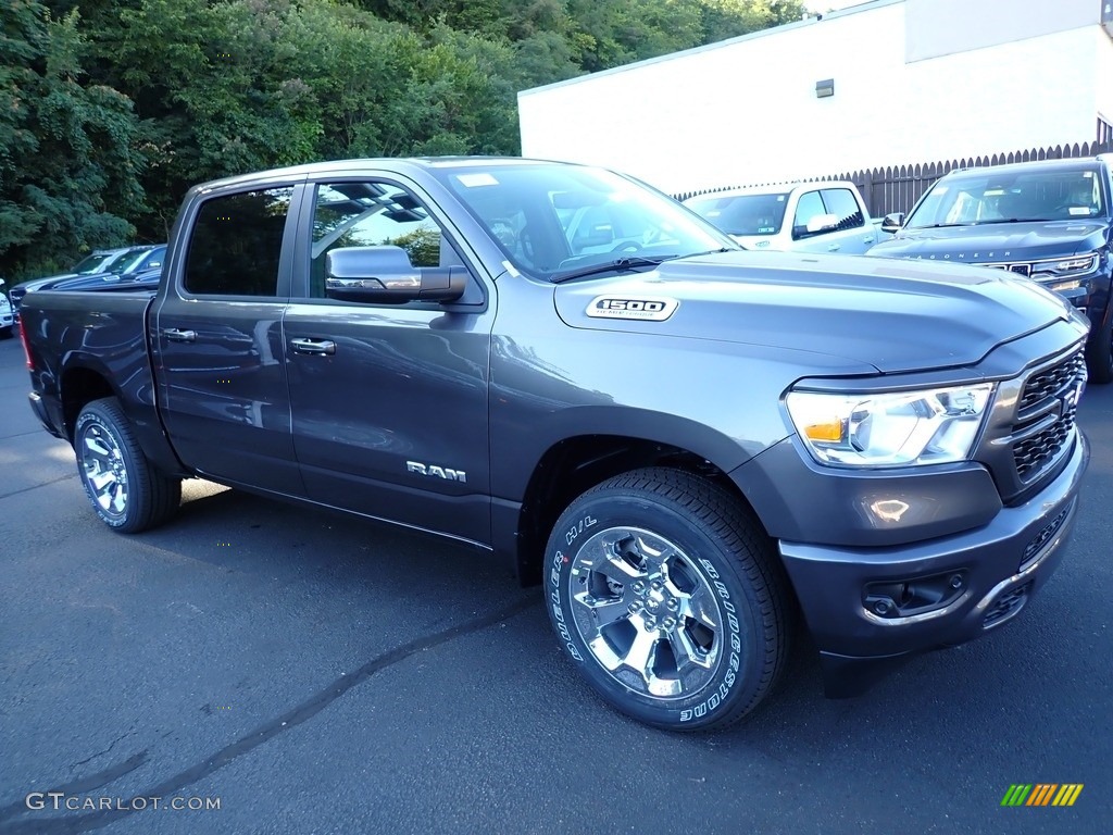 Granite Crystal Metallic 2024 Ram 1500 Big Horn Crew Cab 4x4 Exterior Photo #146516072