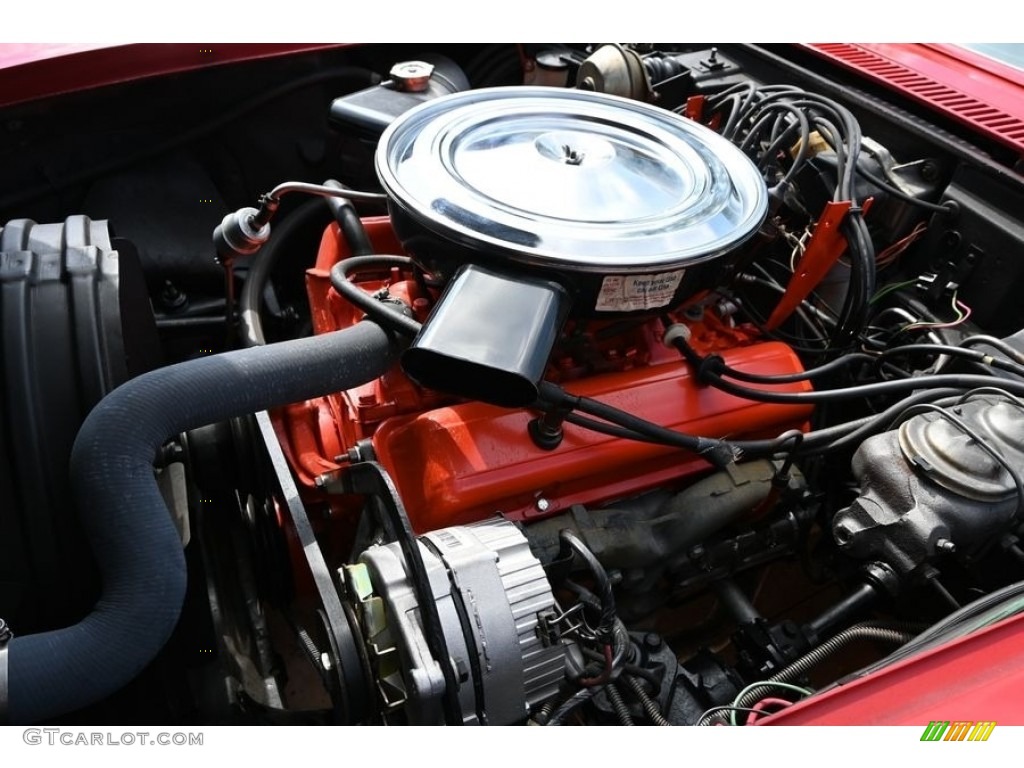 1972 Chevrolet Corvette Stingray Convertible 350 cid OHV 16-Valve V8 Engine Photo #146516168