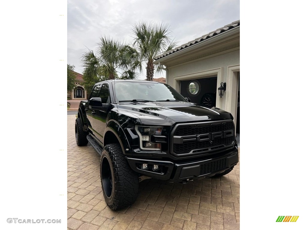 2017 F150 SVT Raptor SuperCrew 4x4 - Shadow Black / Black photo #14