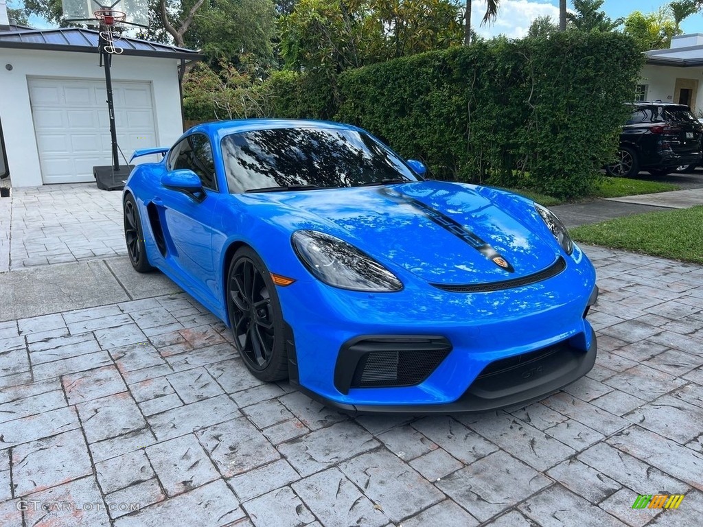Shark Blue 2023 Porsche 718 Cayman GT4 Exterior Photo #146516288