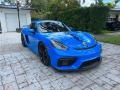 Shark Blue 2023 Porsche 718 Cayman GT4 Exterior