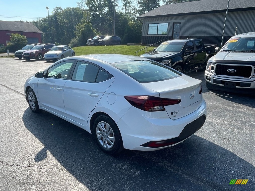 2019 Elantra SE - Quartz White Pearl / Black photo #3