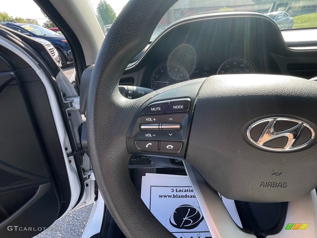 2019 Elantra SE - Quartz White Pearl / Black photo #21