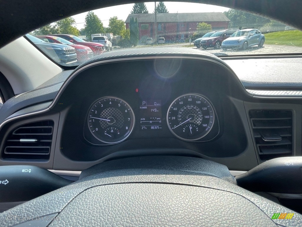 2019 Elantra SE - Quartz White Pearl / Black photo #23