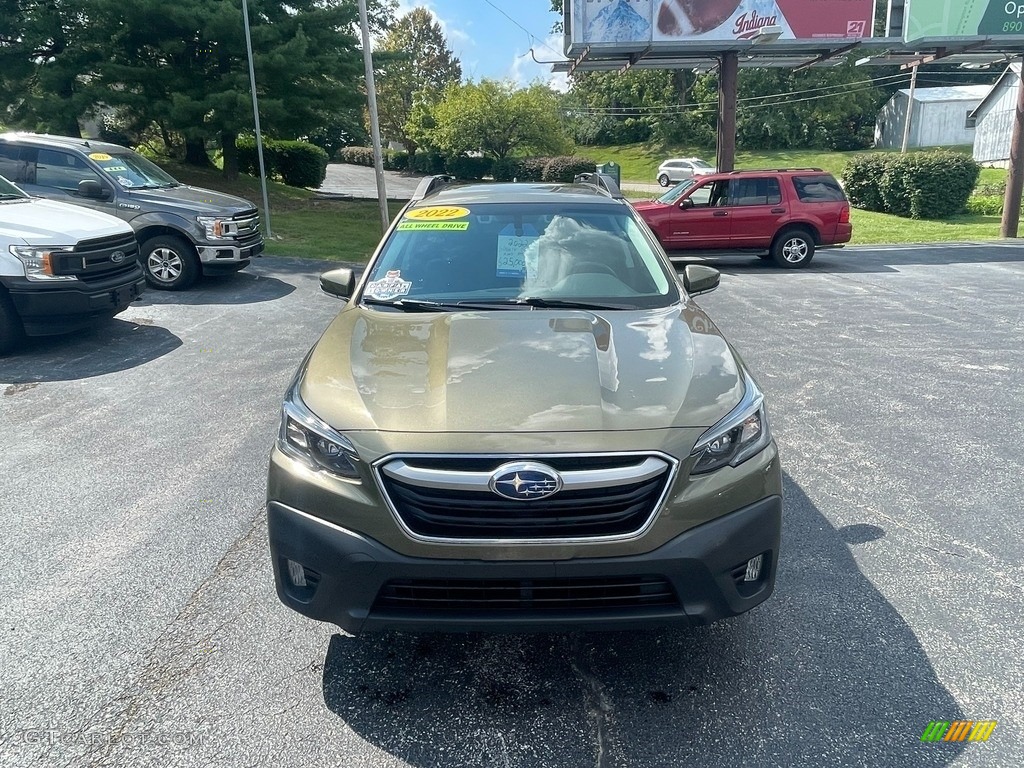 2022 Outback 2.5i Premium - Autumn Green Metallic / Slate Black photo #9