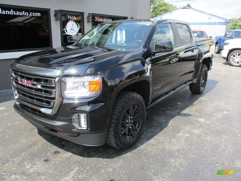 2022 Canyon AT4 Crew Cab 4WD - Onyx Black / Jet Black photo #2