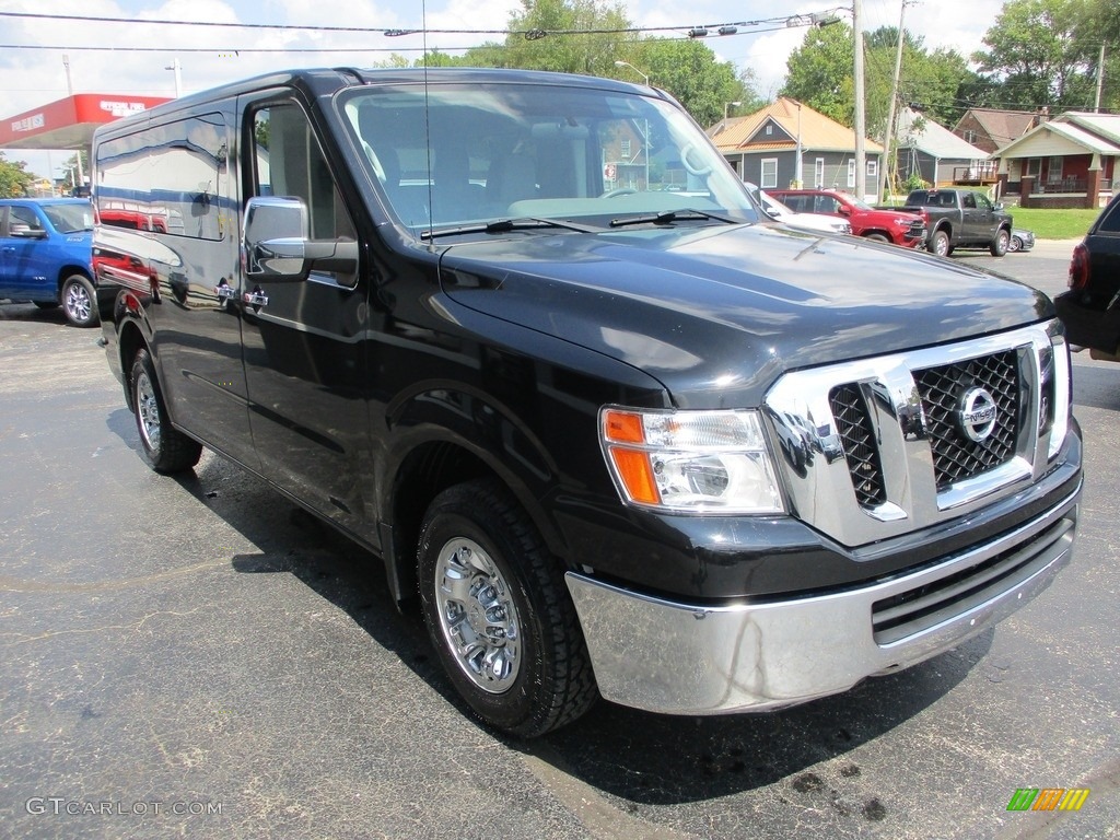 Super Black 2020 Nissan NV 3500 HD SV Passenger Exterior Photo #146517173