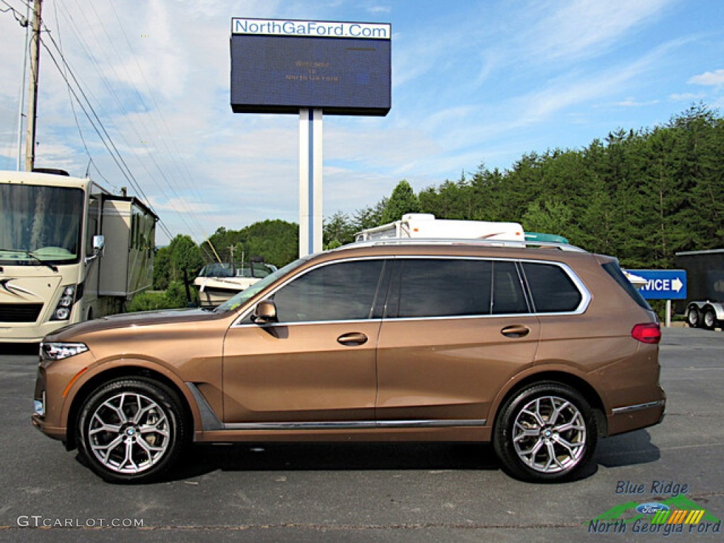 Vermont Bronze Metallic 2019 BMW X7 xDrive40i Exterior Photo #146517911