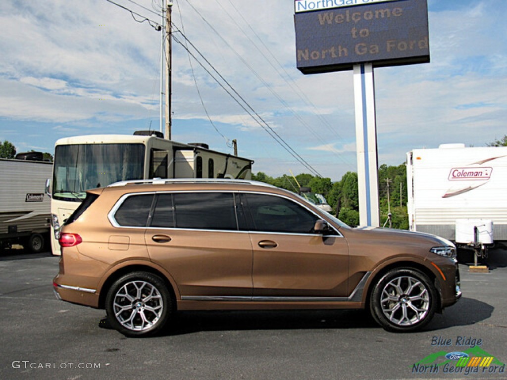 2019 X7 xDrive40i - Vermont Bronze Metallic / Ivory White photo #7