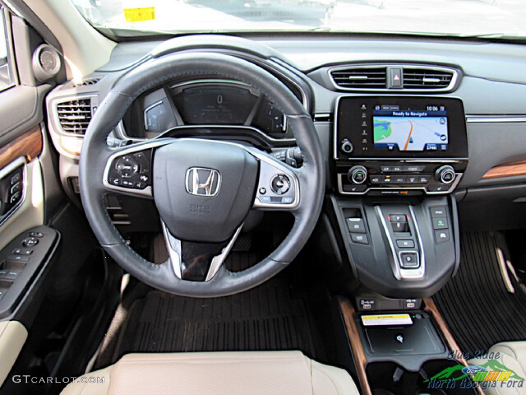 2021 Honda CR-V Touring AWD Hybrid Ivory Dashboard Photo #146518138