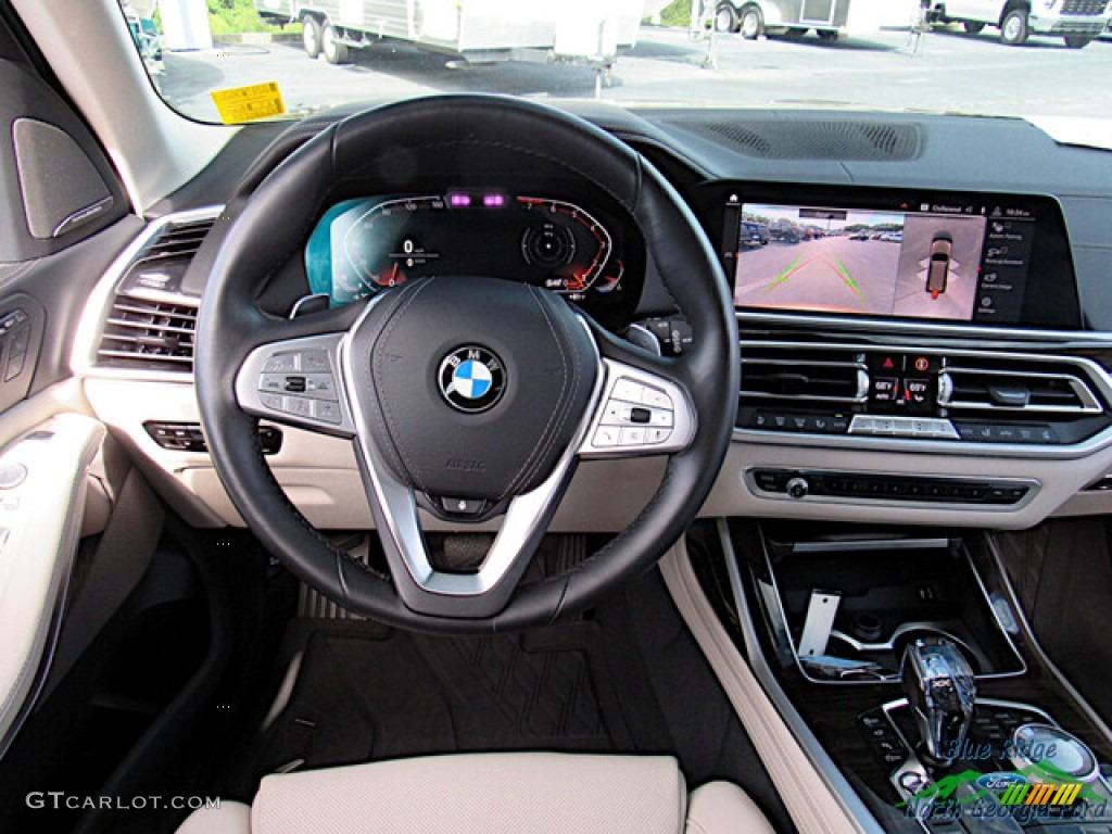 2019 BMW X7 xDrive40i Ivory White Dashboard Photo #146518169
