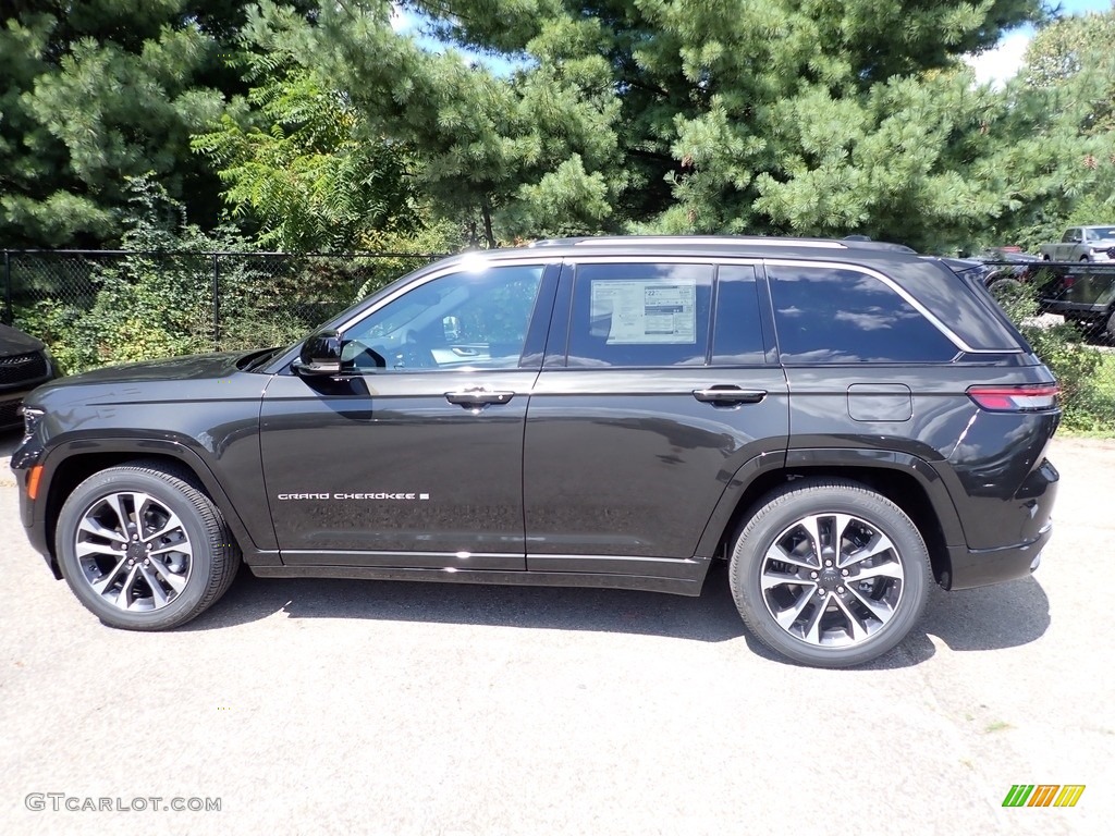2023 Grand Cherokee Overland 4x4 - Rocky Mountain Pearl / Global Black photo #2