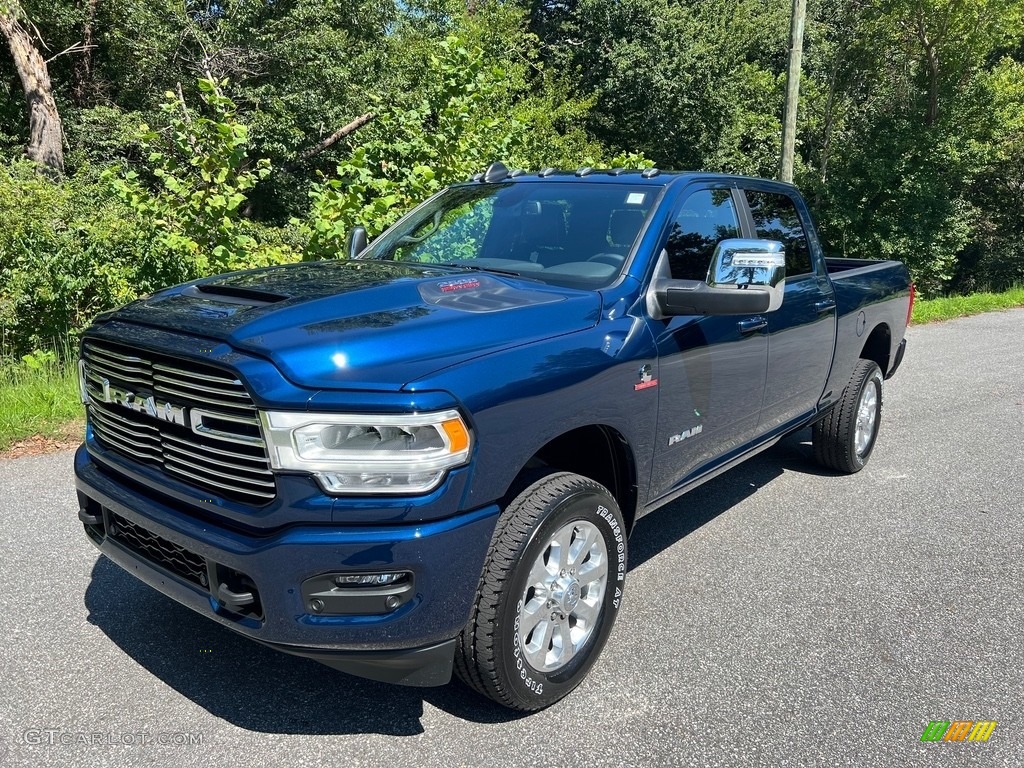 2024 2500 Laramie Crew Cab 4x4 - Patriot Blue Pearl / Black photo #2