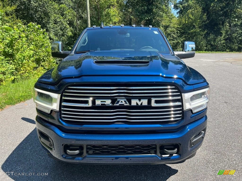 2024 2500 Laramie Crew Cab 4x4 - Patriot Blue Pearl / Black photo #3
