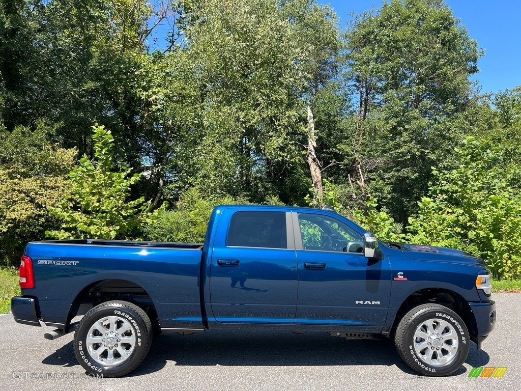 Patriot Blue Pearl 2024 Ram 2500 Laramie Crew Cab 4x4 Exterior Photo #146518660