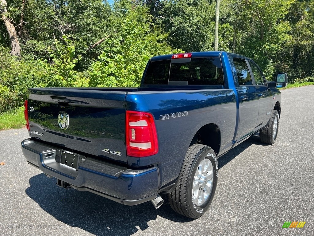 2024 2500 Laramie Crew Cab 4x4 - Patriot Blue Pearl / Black photo #6