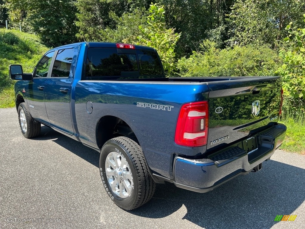 2024 2500 Laramie Crew Cab 4x4 - Patriot Blue Pearl / Black photo #9