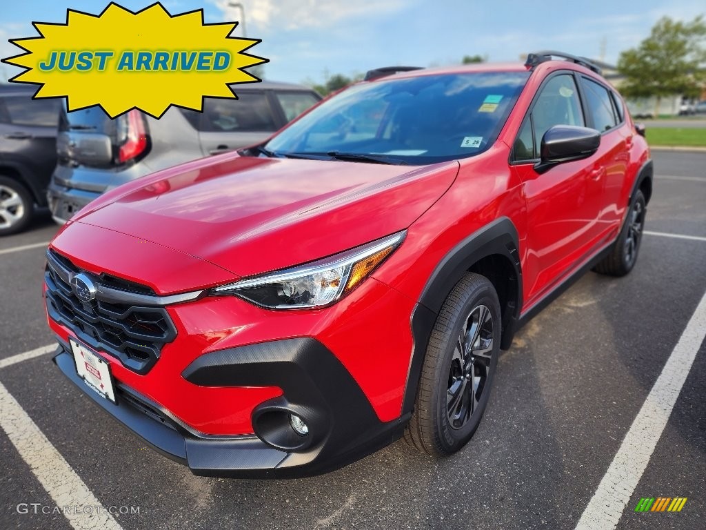 2024 Crosstrek Premium - Pure Red / Gray photo #1