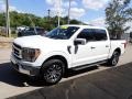 Oxford White - F150 Lariat SuperCrew 4x4 Photo No. 4