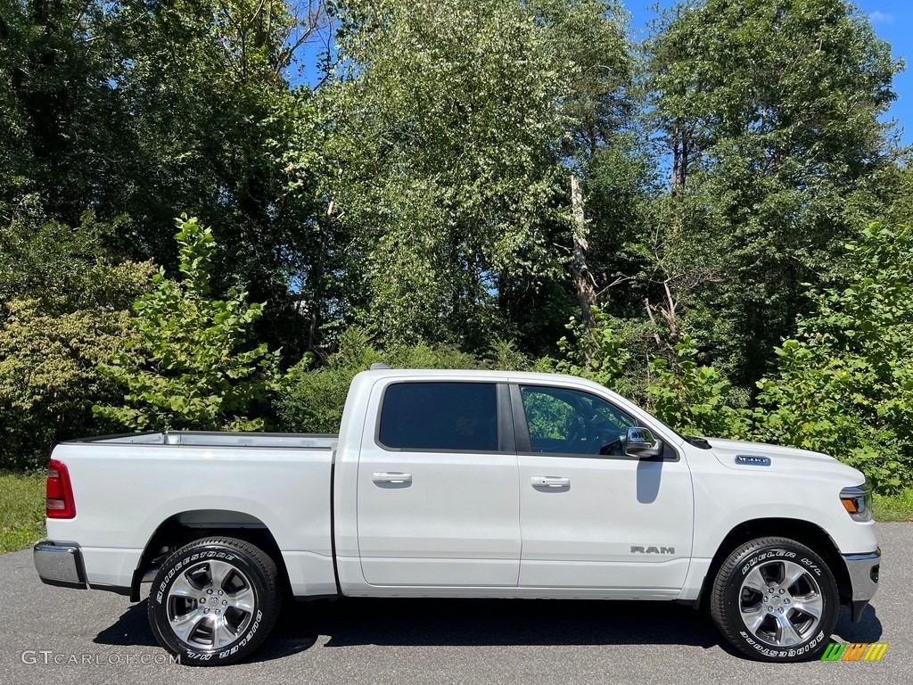 Ivory White Tri-Coat Pearl 2024 Ram 1500 Laramie Crew Cab 4x4 Exterior Photo #146519847