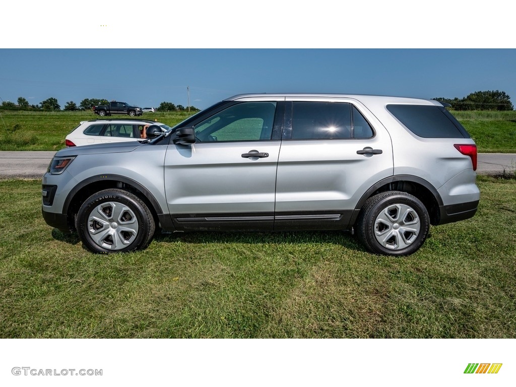 2018 Explorer Police Interceptor AWD - Ingot Silver / Ebony Black photo #7