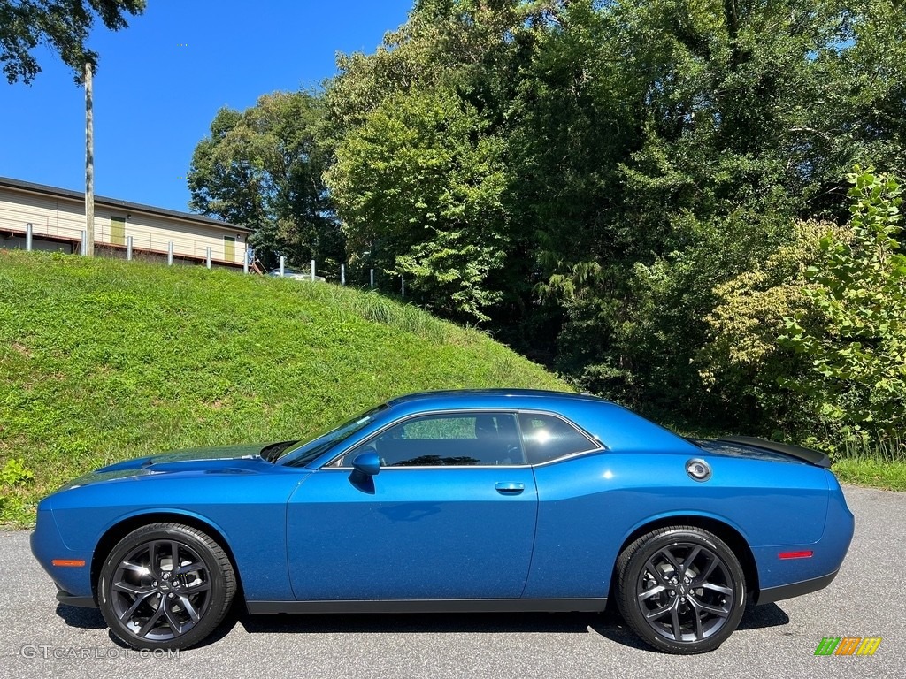 2023 Challenger SXT Blacktop - Frostbite / Black photo #1