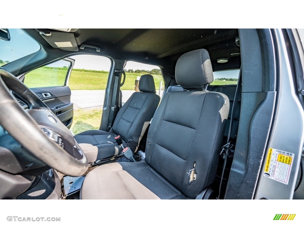 2018 Explorer Police Interceptor AWD - Ingot Silver / Ebony Black photo #17