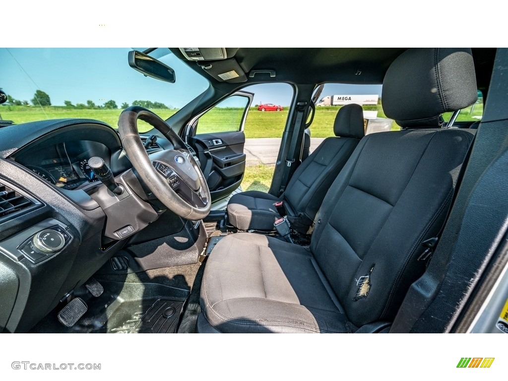 2018 Explorer Police Interceptor AWD - Ingot Silver / Ebony Black photo #18