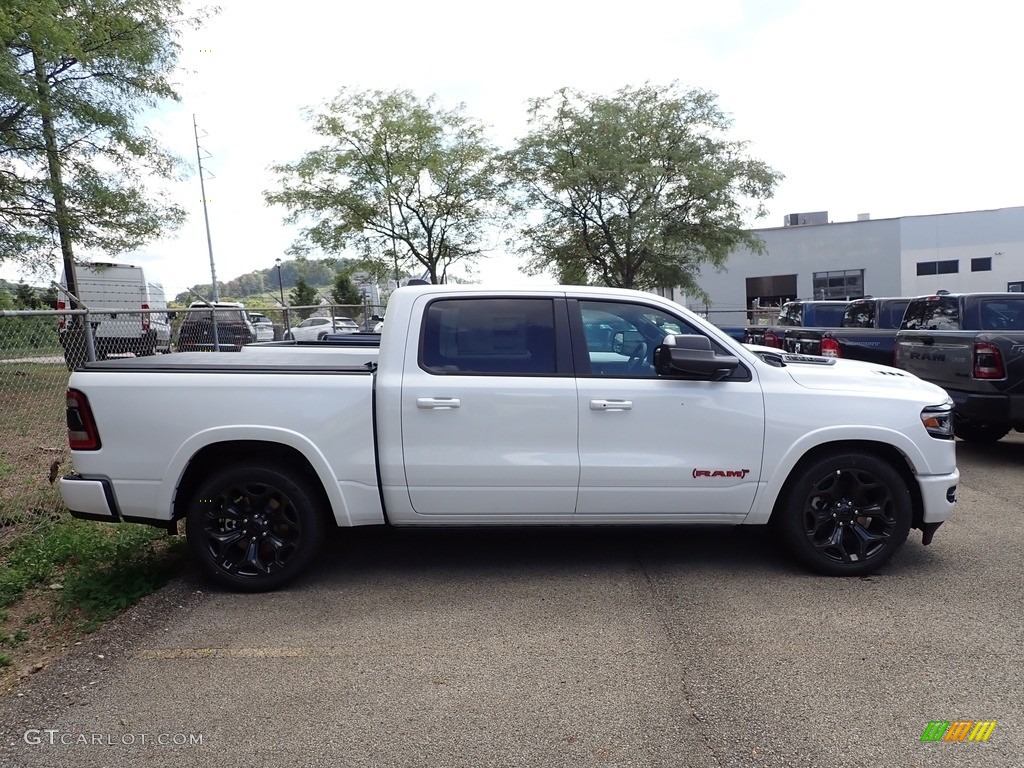 2023 1500 Limited Red Edition Crew Cab 4x4 - Ivory White Tri-Coat Pearl / Black photo #3