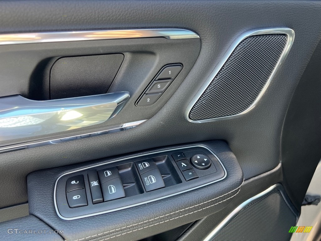2024 Ram 1500 Laramie Night Edition Crew Cab 4x4 Black Door Panel Photo #146520502