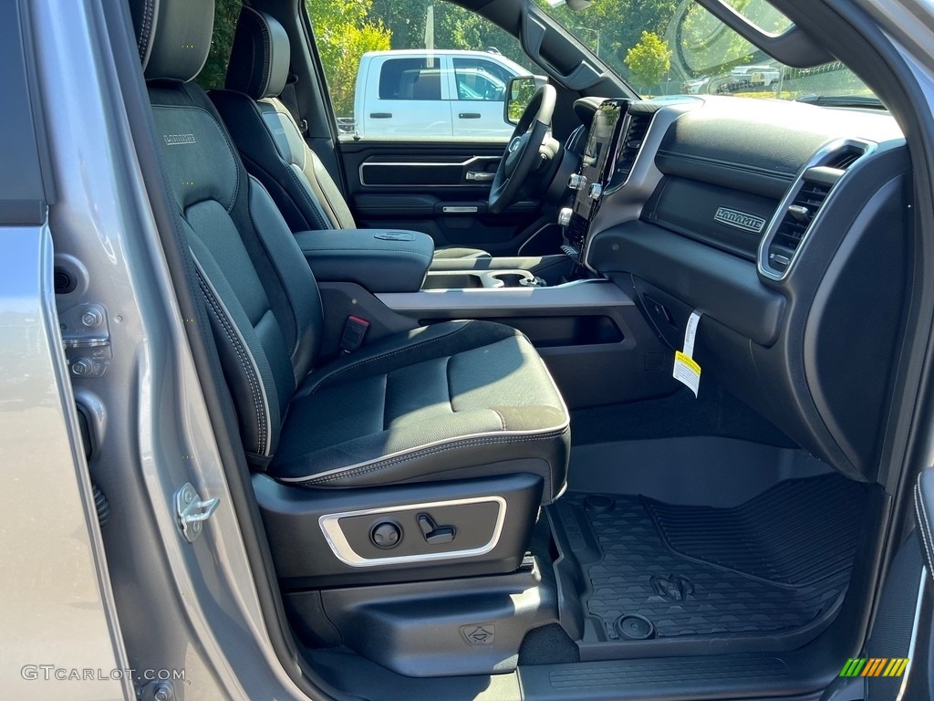 Black Interior 2024 Ram 1500 Laramie Night Edition Crew Cab 4x4 Photo #146520617