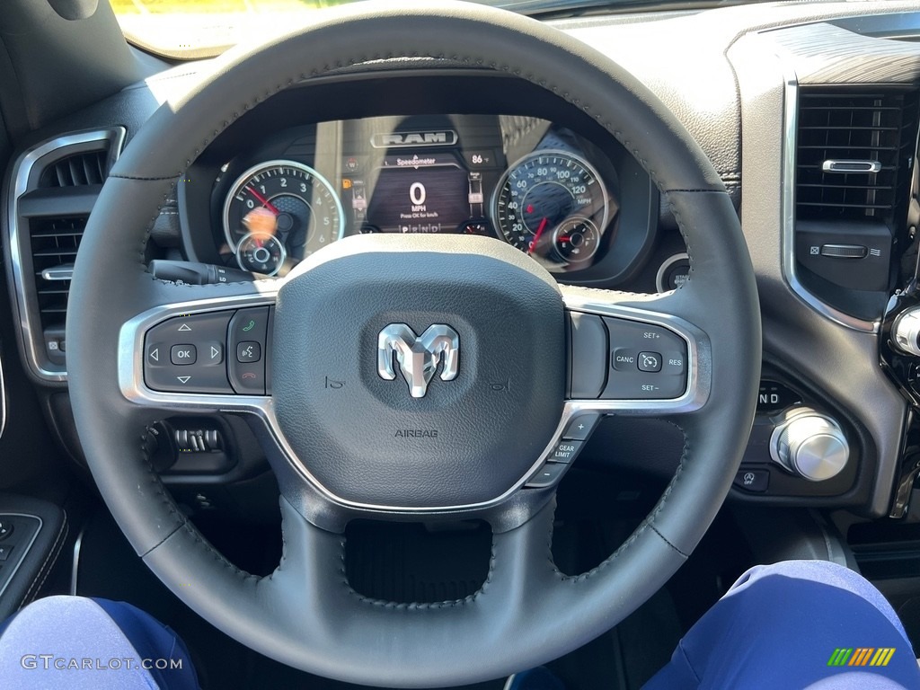 2024 Ram 1500 Laramie Night Edition Crew Cab 4x4 Steering Wheel Photos