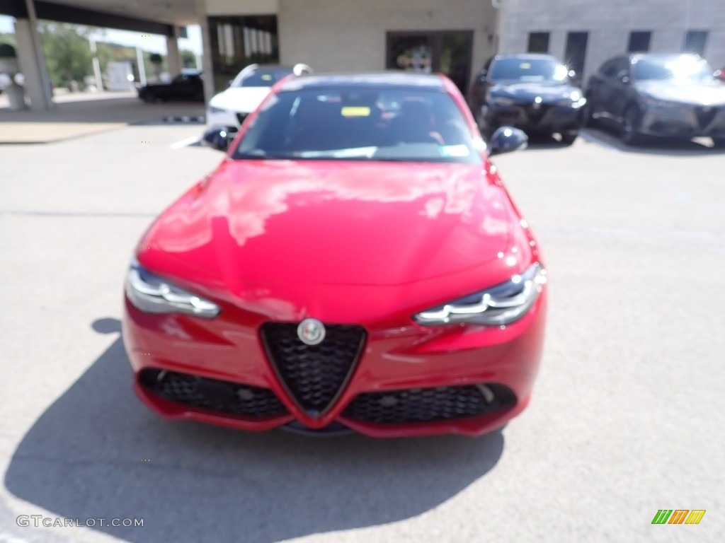 2024 Giulia Veloce AWD - Alfa Rosso (Red) / Black/Red photo #8