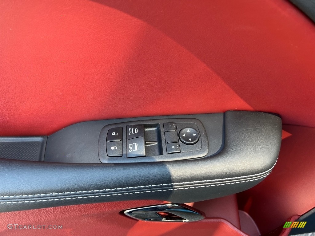 2023 Dodge Challenger SRT Hellcat JailBreak Demonic Red/Black Door Panel Photo #146520925