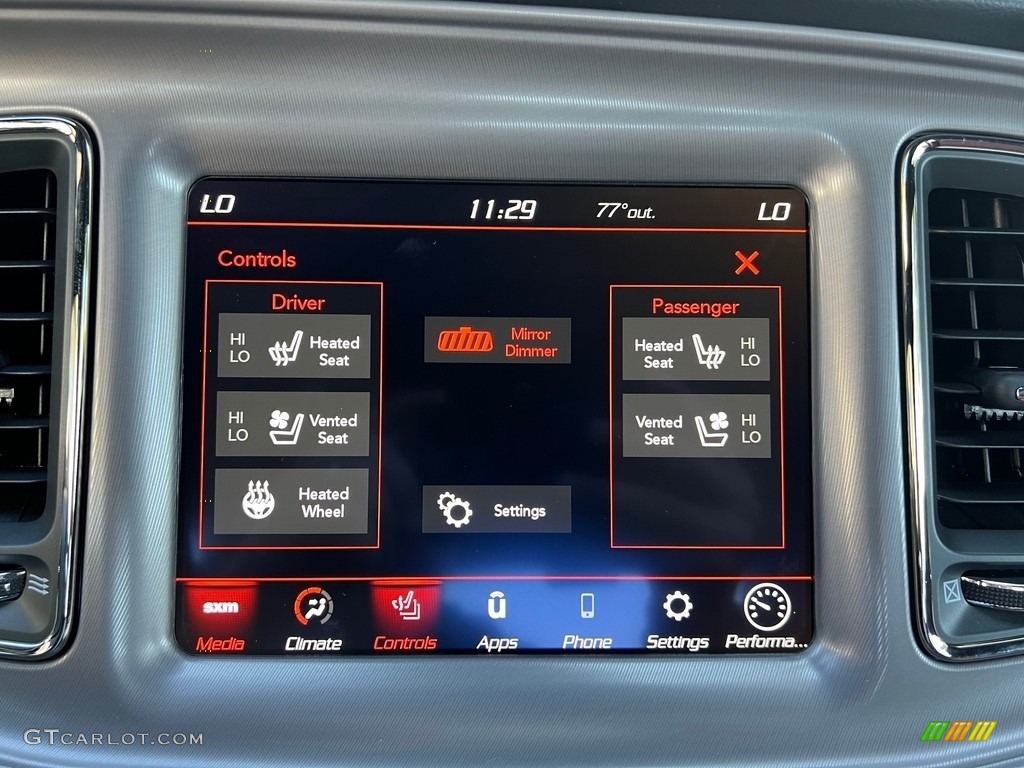 2023 Dodge Challenger SRT Hellcat JailBreak Controls Photo #146520988