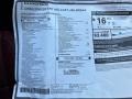 2023 Dodge Challenger SRT Hellcat JailBreak Window Sticker