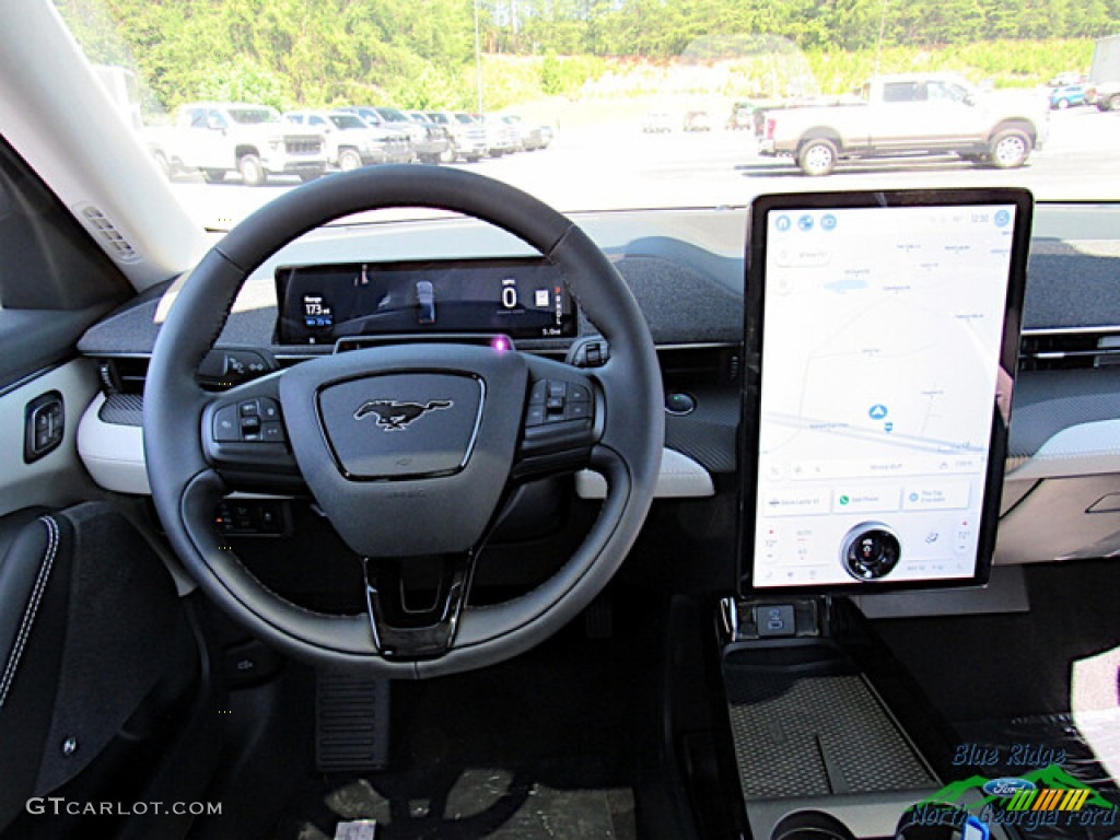 2023 Mustang Mach-E Premium - Carbonized Gray Metallic / Light Space Gray photo #15