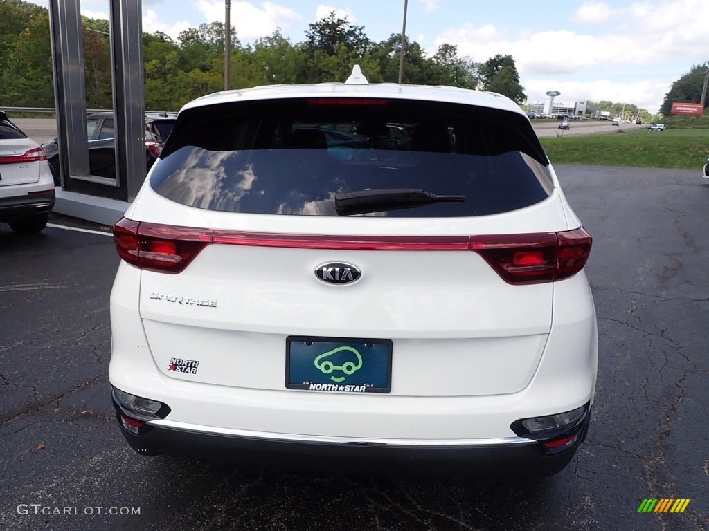 2020 Sportage LX AWD - Clear White / Black photo #5