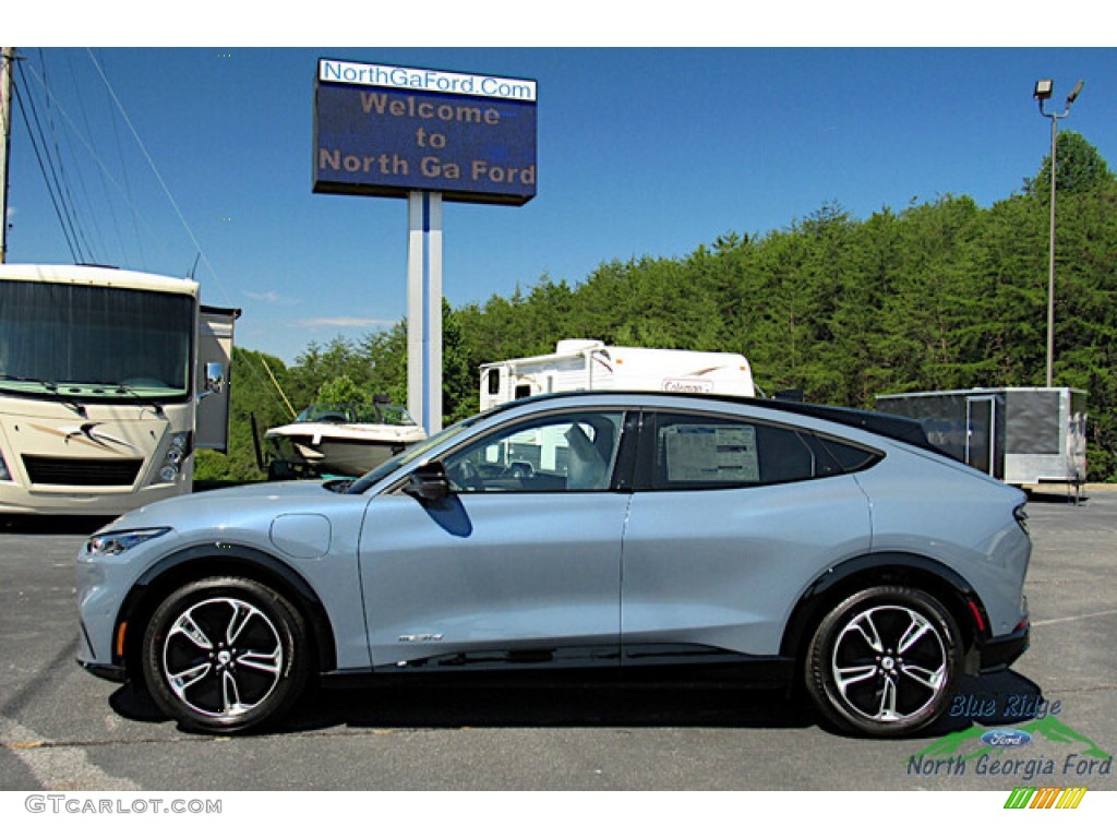 2023 Mustang Mach-E Premium - Vapor Blue Metallic / Light Space Gray photo #2