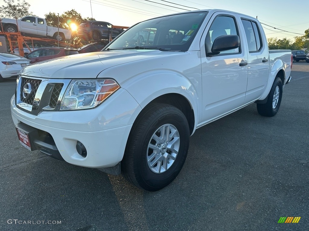 Glacier White 2019 Nissan Frontier SV Crew Cab Exterior Photo #146521549