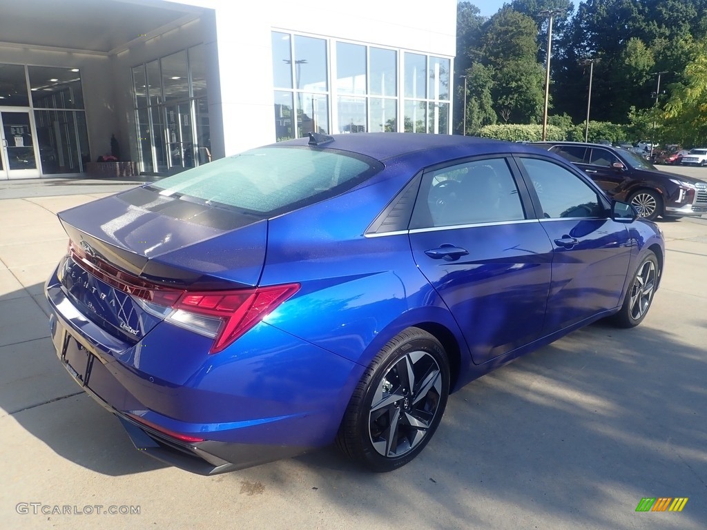 2023 Elantra Limited - Intense Blue / Black photo #2