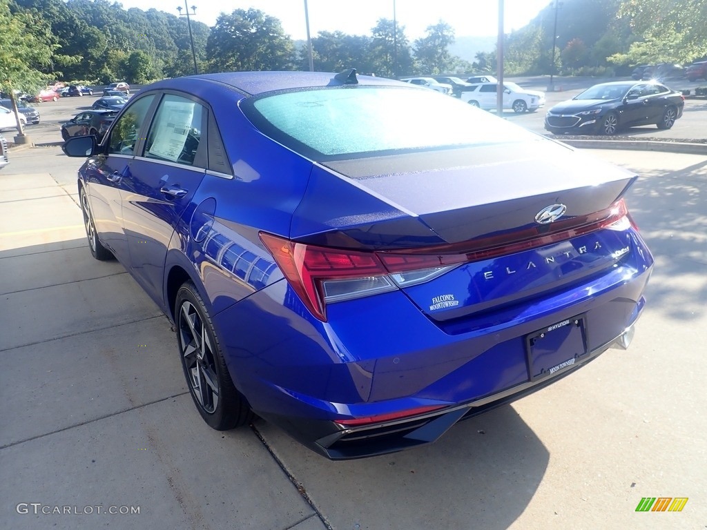 2023 Elantra Limited - Intense Blue / Black photo #5