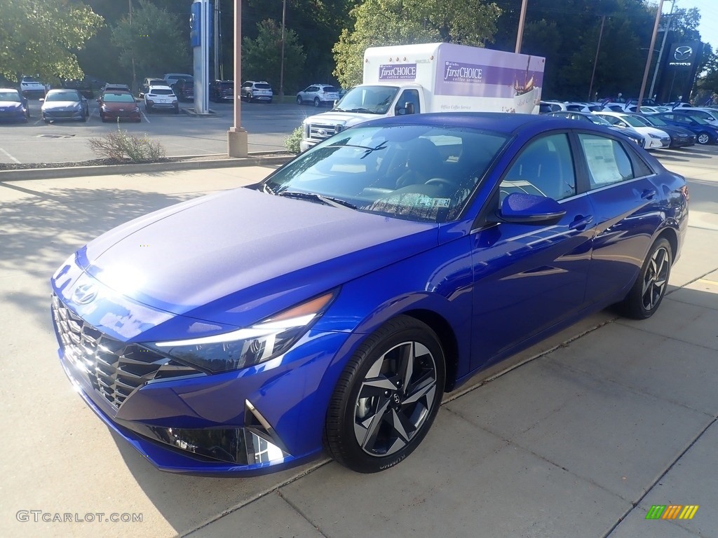 2023 Elantra Limited - Intense Blue / Black photo #7