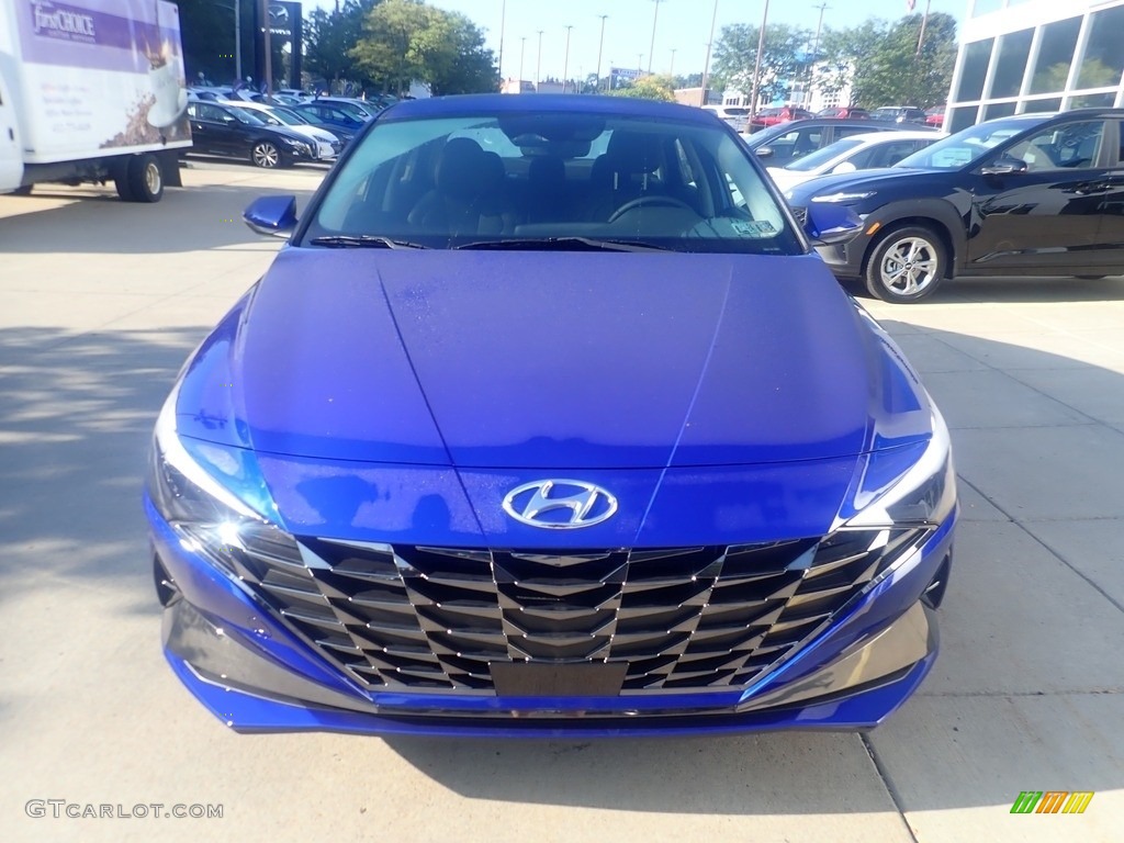 2023 Elantra Limited - Intense Blue / Black photo #8