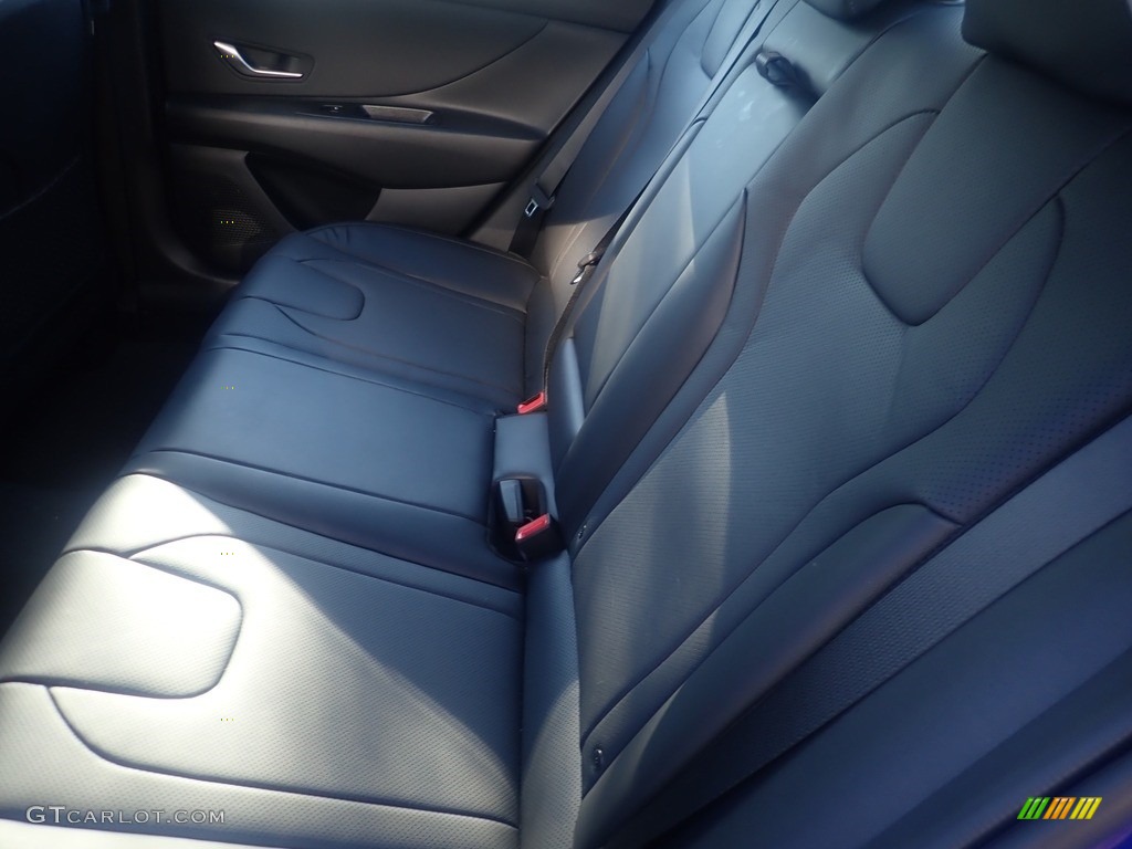 2023 Elantra Limited - Intense Blue / Black photo #12