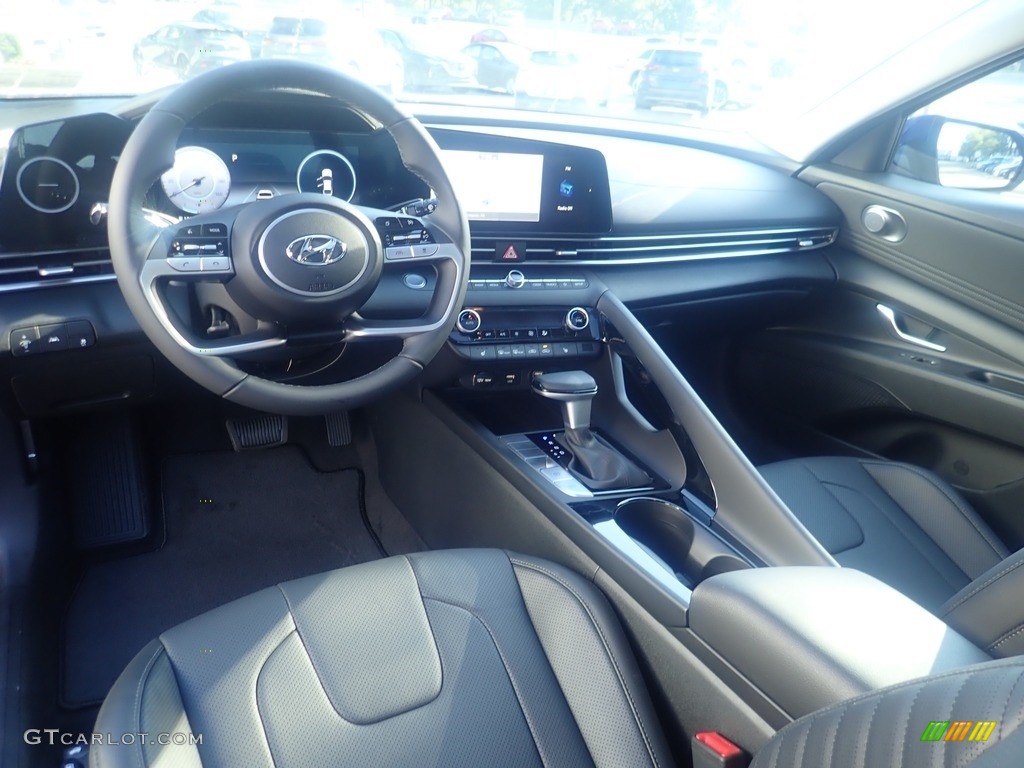 2023 Elantra Limited - Intense Blue / Black photo #13